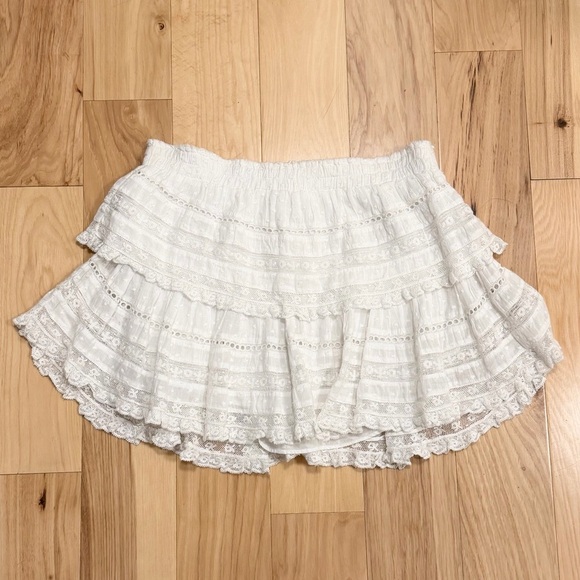 LoveShackFancy Dresses & Skirts - LoveShackFancy Women’s Ruffle Mini Skirt